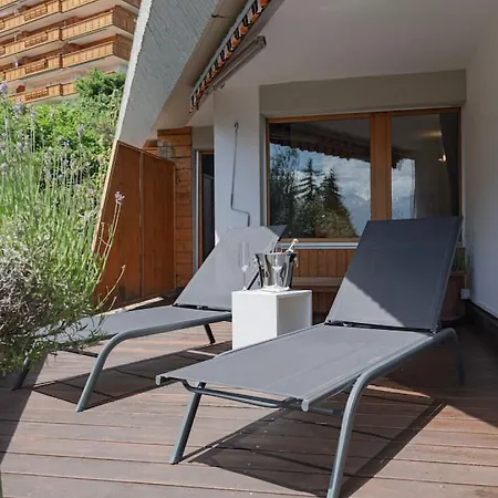 Cosy Piscine Vue Alpes Montana Appartement