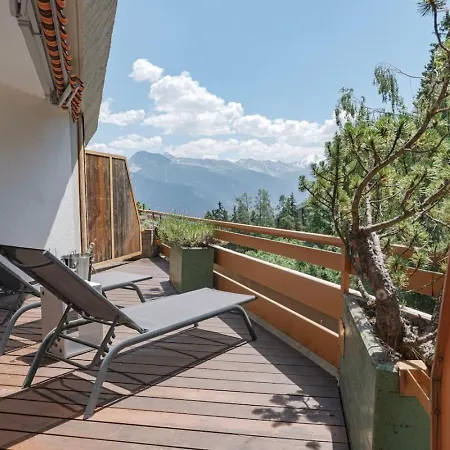 Cosy Piscine Vue Alpes Montana Appartement