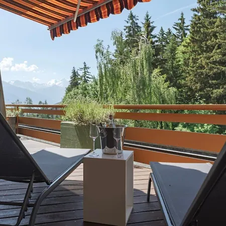 Cosy Piscine Vue Alpes Montana Appartement Crans-Montana